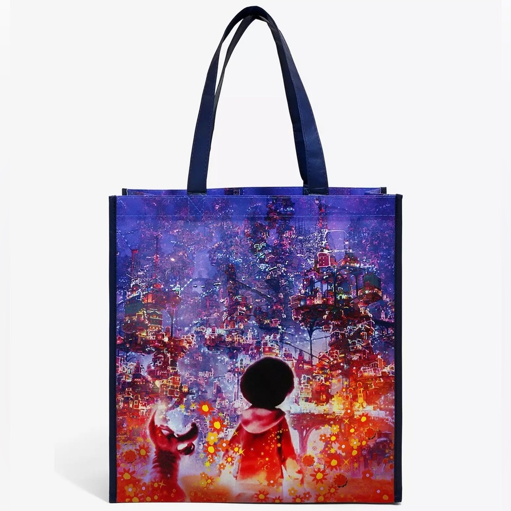 LOUNGEFLY DISNEY PIXAR COCO REUSABLE TOTE BAG! Miguel Shopping Groceries Unisex